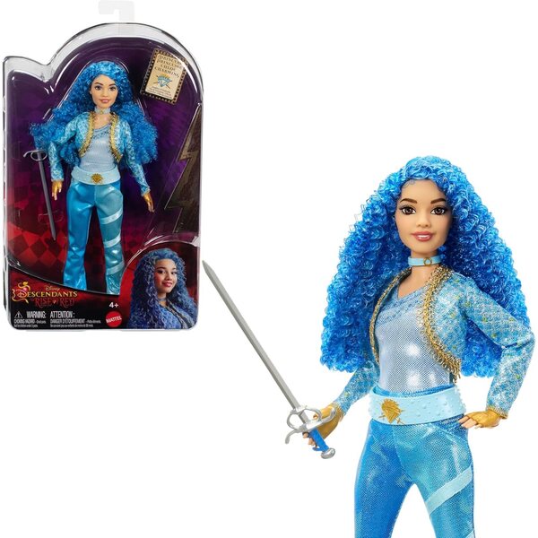 Mattel Disney Princess Chloe Aschenputtel Descendants 4 mit blauen Haaren