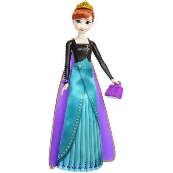 Mattel Disney Die Eiskönigin Anna Modedolls-Set mit 11 Überraschungen und Zubehör