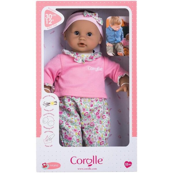 Corolle Puppe Calin Maria 30 cm mit schließenden Augen und Vanilleduft