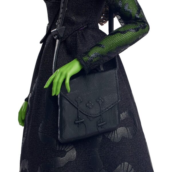 Mattel Elphaba bambola da collezione con pelle verde e abito estraibile