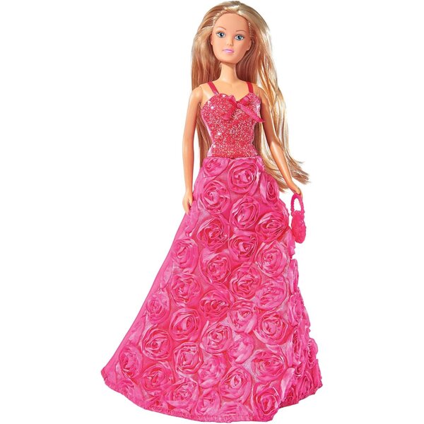 Steffi Love Princess Gala Fashion в рокля с бродирана роза 29см от 3г