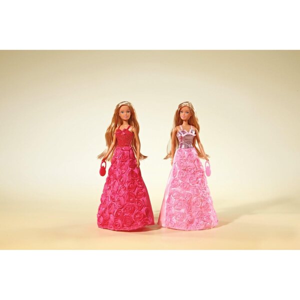 Steffi Love Princess Gala Fashion in abito rose ricamato 29cm dai 3 anni