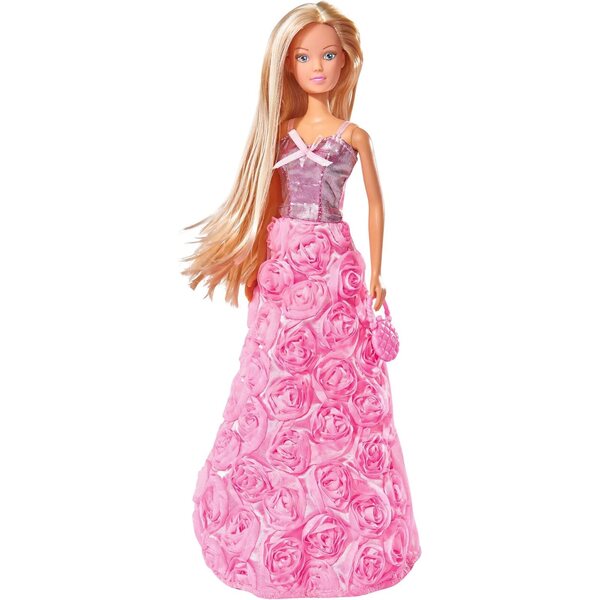Steffi Love Princess Gala Fashion in abito rose ricamato 29cm dai 3 anni