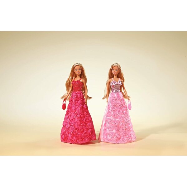 Steffi Love Princess Gala Fashion in abito rose ricamato 29cm dai 3 anni
