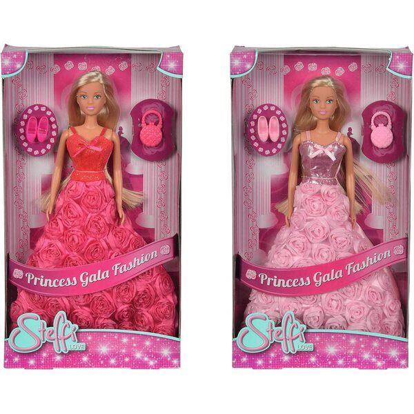 Steffi Love Princess Gala Fashion in abito rose ricamato 29cm dai 3 anni
