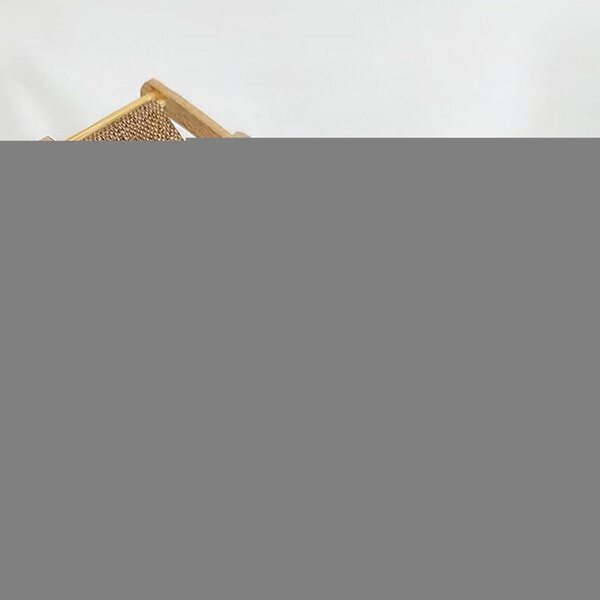 Mini Sedia da Spiaggia in Legno Realistica per Decorazioni e Collezioni