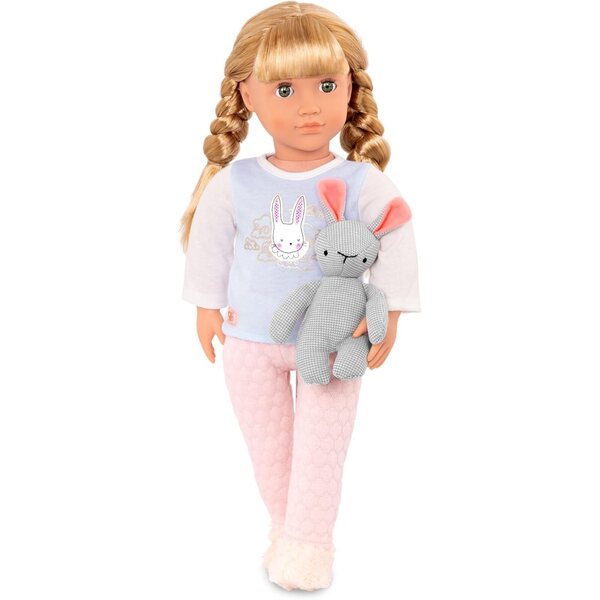 Our Generation Jovie - Poupée 46 cm aux cheveux blonds, yeux verts et pyjama complet