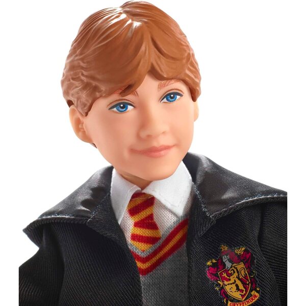 Mattel Harry Potter Ron Weasley Puppe 26 cm mit Hogwarts-Uniform und Zauberstab