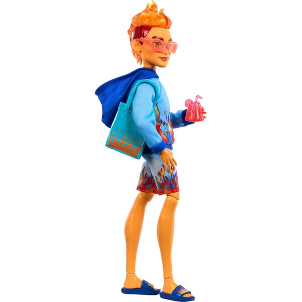 Monster High Heath Burns Scare-adise Island con Hoodie, Costume e Accessori Mare