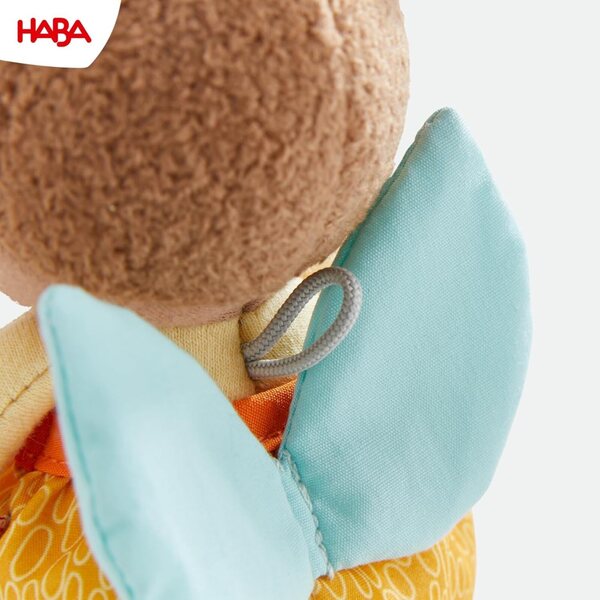 HABA Schutzengel Holly - Poupée en tissu douce 15 cm, cadeau naissance idéal bébé