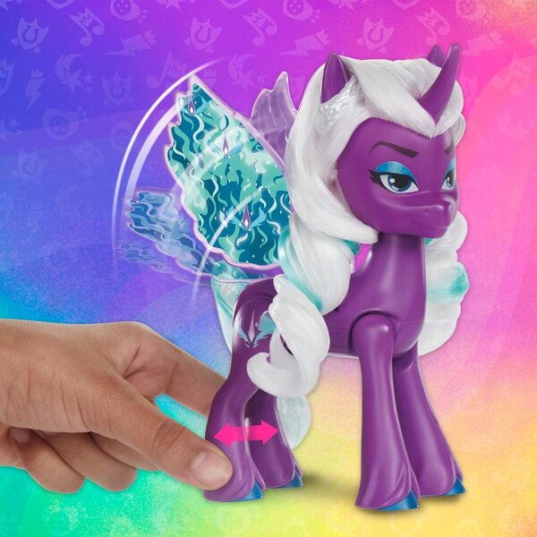 My Little Pony Opaline Arcana Flügelüberraschung mit beweglichen Flügeln und Zubehör für Kinder