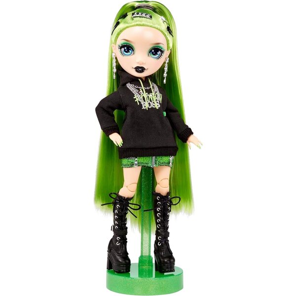 Rainbow High Jade Hunter - Pupa di Moda Verde con 2 Outfit e Accessori Fashion