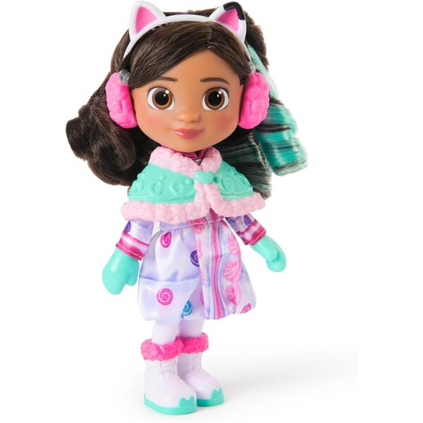 Gabby Puppe 15 cm mit Zubehör: Spiel inspiriert von Gabbys Puppenhaus für Mädchen ab 3 Jahren