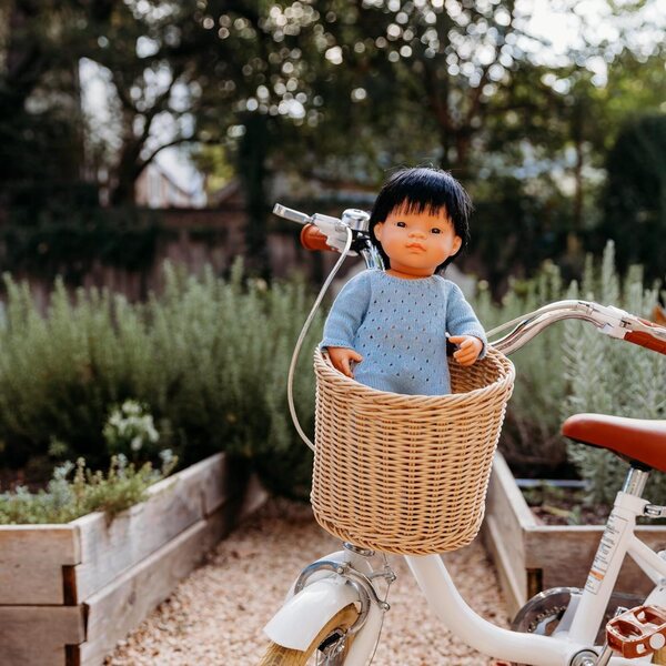 Miniland Babypuppe Asiatica 38cm con Braccia e Gambe Mobili per Bambini
