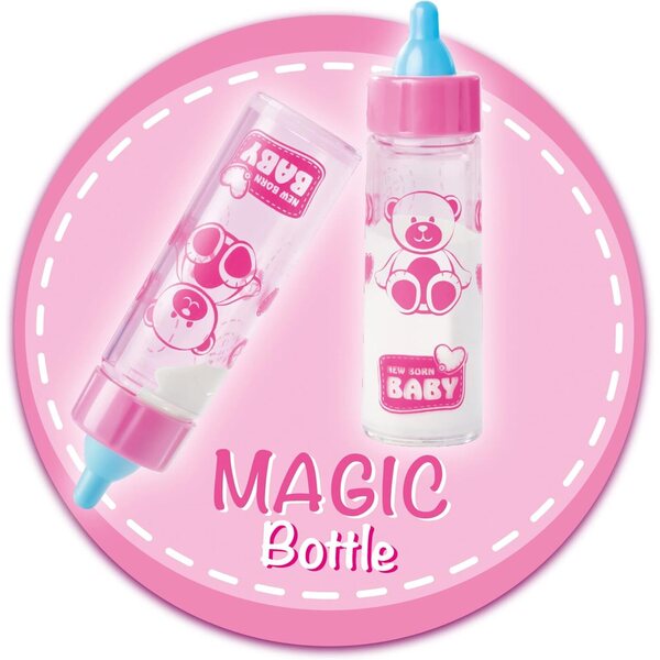 Simba New Born Baby First Nursing Set per Bambole 38-43 cm con Biberon, Pannolino e Succhietto