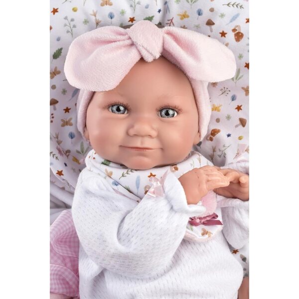 Tina-Puppe aus rosa Vinyl 40 cm ohne Mechanismus – Llorens