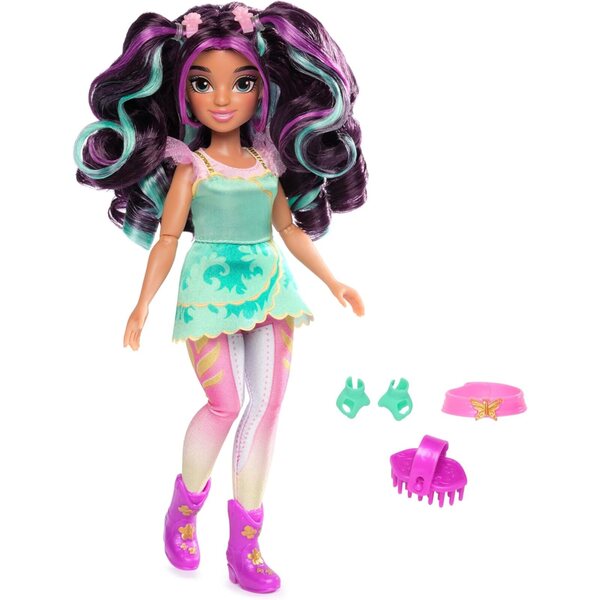 Unicorn Academy Ankleidepuppe 24 cm - Pupa Netflix Serie, totalmente articolata con accessori