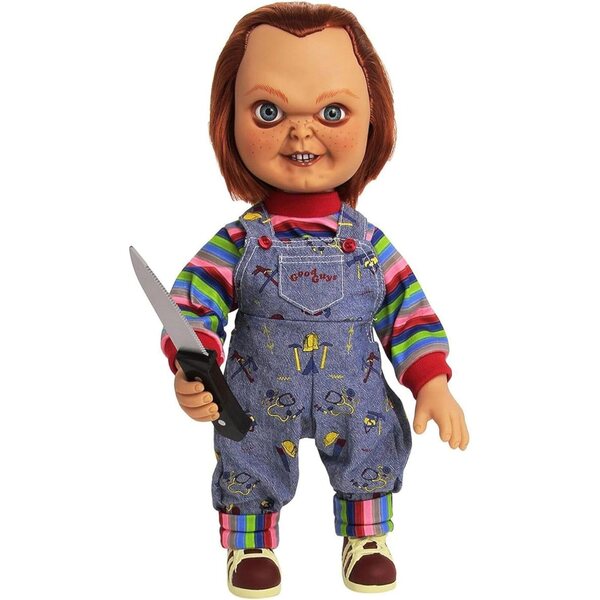 Chucky 37 cm Good Guy Puppe mit Geräuschen Original Child's Play von Mezco