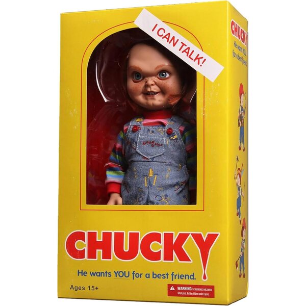 Chucky 37 cm Good Guy Puppe mit Geräuschen Original Child's Play von Mezco