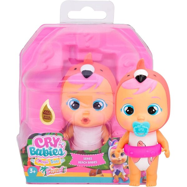 Cry Babies Magic Tears Tropical Beach Fancy – Puppe mit echten Tränen und Strandaccessoires