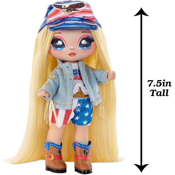 Nein! Nein! Nein! Surprise Glam Serie 2 – Erika Featherton, Modepuppe mit Metalltasche