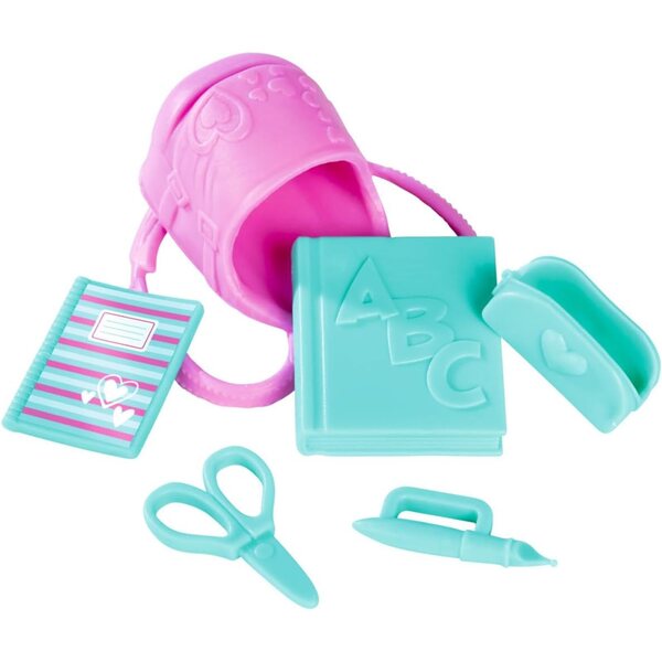 Simba Evi Love School, bambola moda 12 cm con zaino e accessori scolastici, dai 3 anni