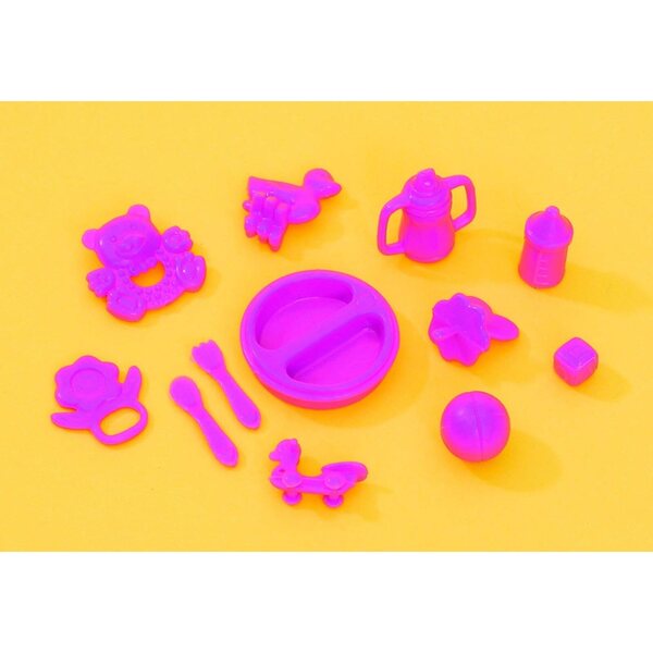 Simba Evi Love Doll Walk con Bambolewagen e Accessori, Pupo 12cm per Bambine 3+