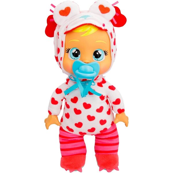 Cry Babies Tiny Cuddles Monster Momo, Puppe mit echten Tränen, weich und kuschelig