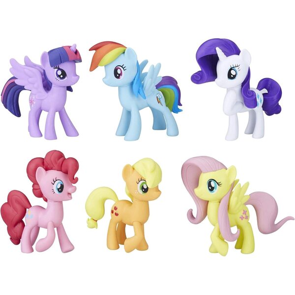 My Little Pony Mane Collection 6 – 6 3-Zoll-Ponys in ikonischen Posen