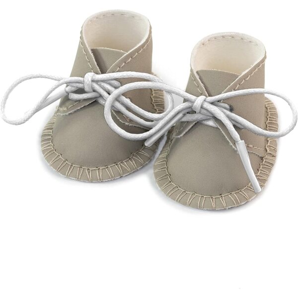 Miniland Scarpe con Lacci per Bambole 21 cm - Scarpe Grigie per Miniland Dolls