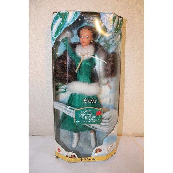 Disney Belle Doll Enchanted Christmas Mattel Walmart Exclusive Edition