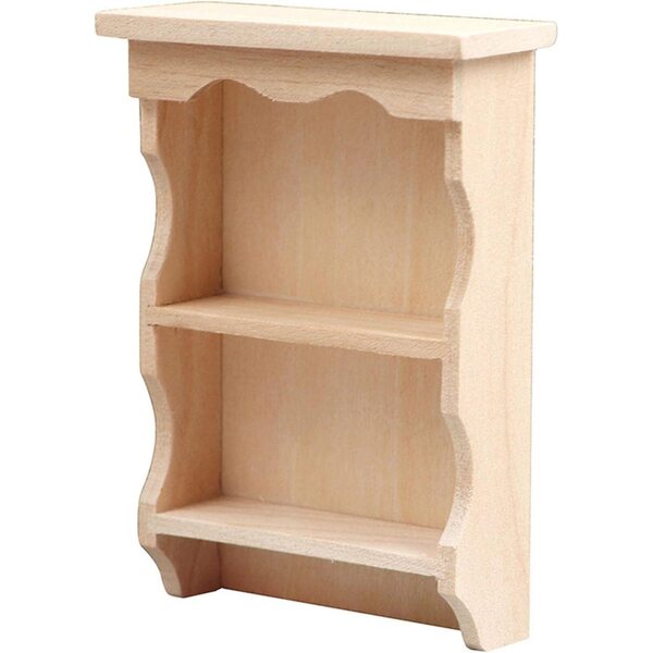1:12 Puppenhaus-Miniatur-Bücherregal aus Holz – realistische und langlebige Dekoration