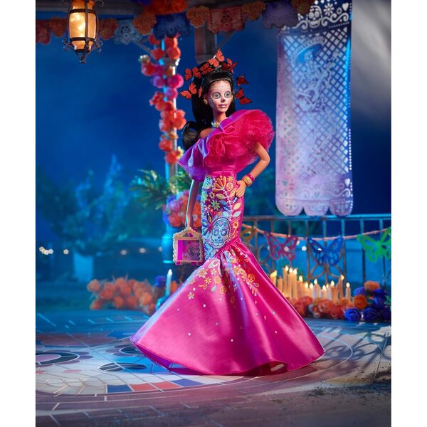 Barbie Día De Muertos 2023 Limited Edition mit traditioneller Kleidung und Zertifikat