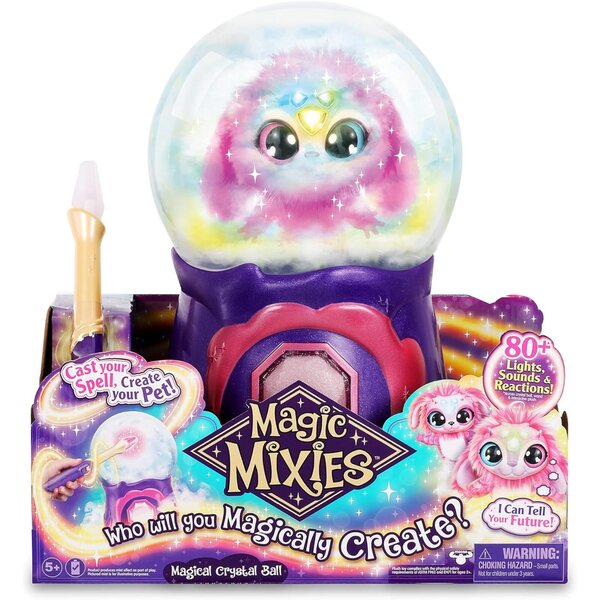 Magic Mixies Crystal Ball Pink – Magische interaktive Puppe mit Lichtern und Geräuschen