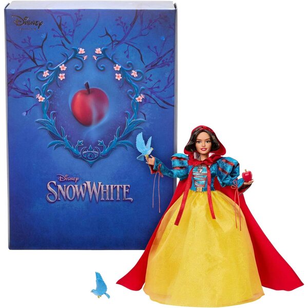Mattel Disney Princess Schneewittchen Sammelpuppe im Kleid aus dem Live-Film