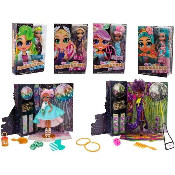 Hairdorables Hairmazing Noah Puppe 25 cm mit beweglicher Kleidung und Frisuren