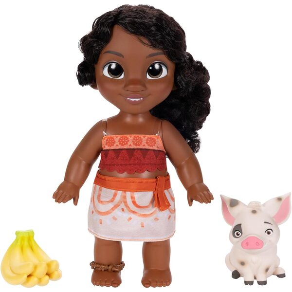 Vaiana 2 Simea mit Pua und Zubehör, offizielles Disney-Spiel, 27 cm, für Kinder