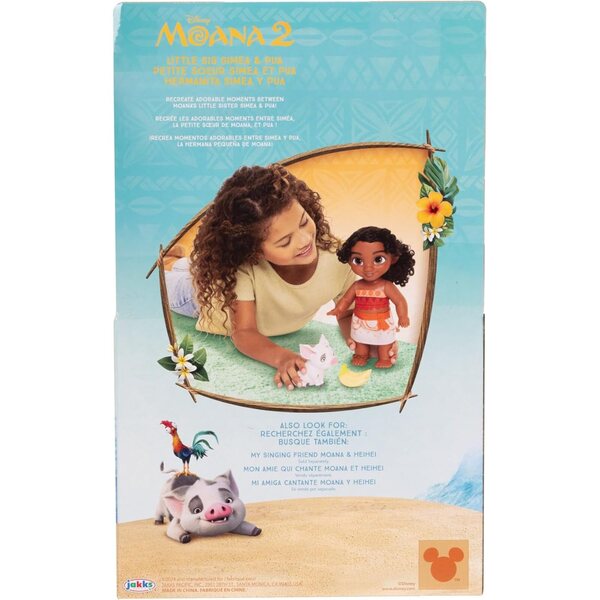 Vaiana 2 Simea con Pua e Accessori Gioco Ufficiale Disney 27 cm per Bambini