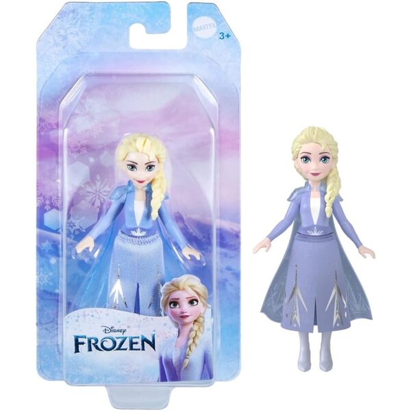 9 cm große Frozen Princess mit 5 Gelenkpunkten und Stoffkleid