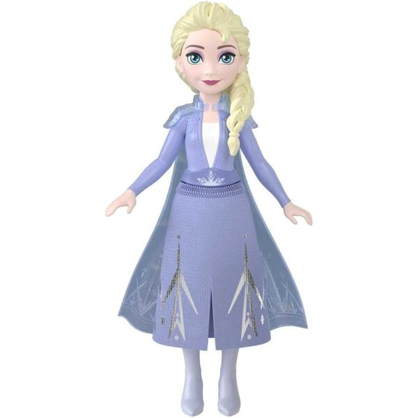 9 cm große Frozen Princess mit 5 Gelenkpunkten und Stoffkleid