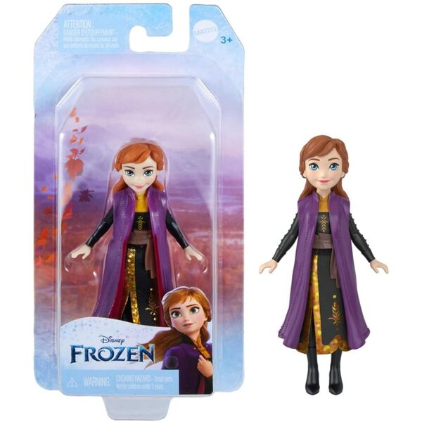 9 cm große Frozen Princess mit 5 Gelenkpunkten und Stoffkleid