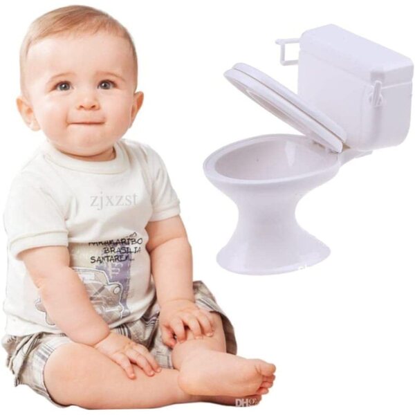 Set 5 toilette bagno vintage in miniatura per casa delle bambole, accessori decorativi
