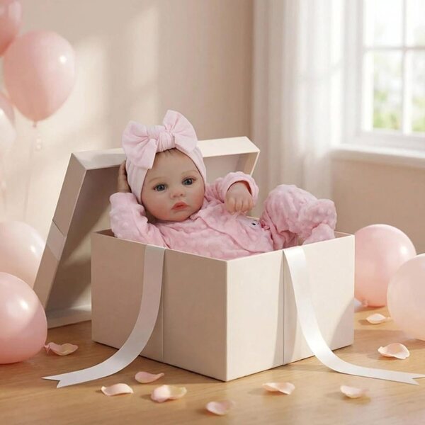 Lonian Reborn Baby 45 cm bambola realistica neonata con arti in vinile siliconico