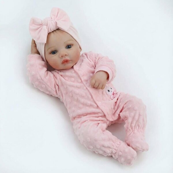 Lonian Reborn Baby 45 cm bambola realistica neonata con arti in vinile siliconico