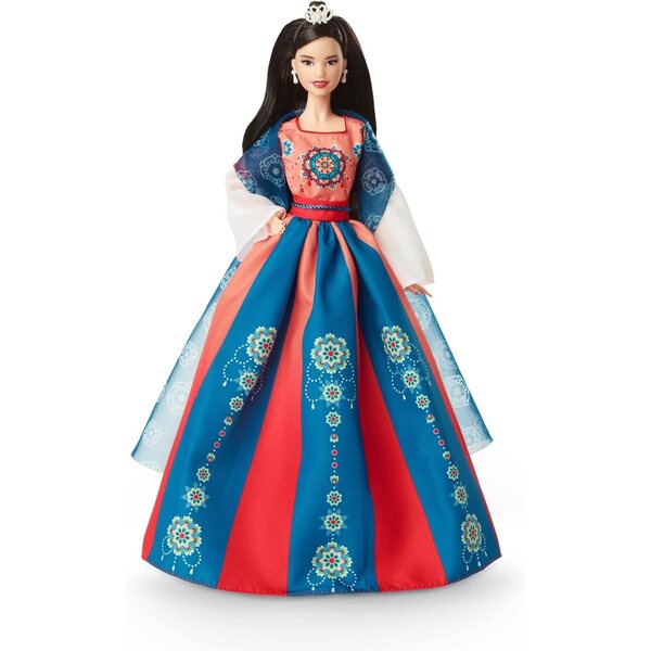 Barbie Lunar New Year mit Hanfu, inspiriert von den Dunhuang-Höhlenmalereien, elegant und sammelbar