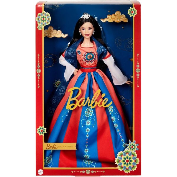 Barbie Lunar New Year mit Hanfu, inspiriert von den Dunhuang-Höhlenmalereien, elegant und sammelbar