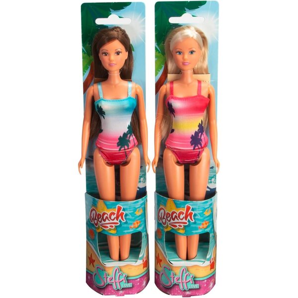 Bambola Steffi Love Beach 29 cm in Costume da Bagno - Gioco Per Bambini da 3 Anni
