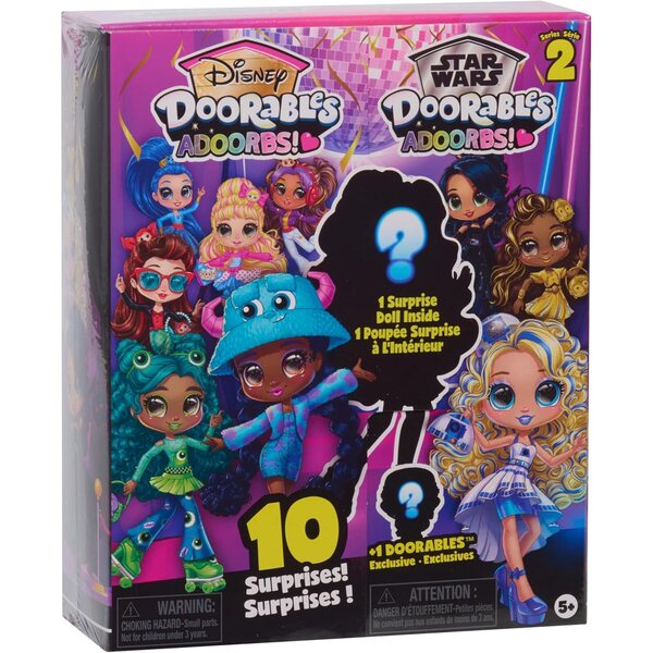 Disney Doorables Adoorbs Serie 2 Modepuppe mit Zubehör, 14 cm, Spiel für Kinder ab 5 Jahren