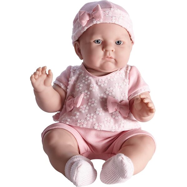 JC Toys Realistische Lily-Puppe aus Vinyl, 45,7 cm, mit beweglichen Gliedmaßen und attraktiven Details