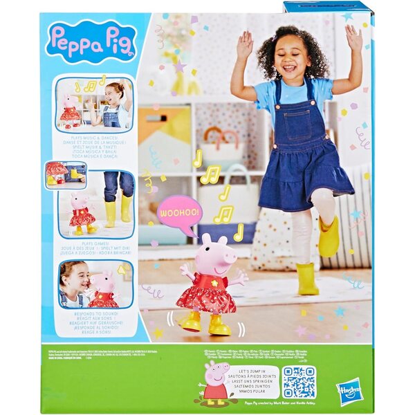 Peppa Pig Bambola Interattiva Peppas pozzanghere di fango-Party con Suoni e Musica